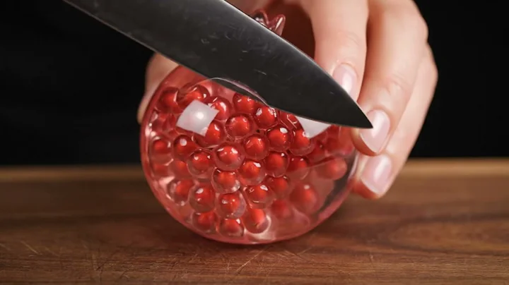 Cutting Glass Fruit 🔪🍊🍎✨ (MESMERIZING ASMR with AI)