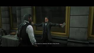 RDR2 Taking Out the Trash
Because he didnt get the message the first time, when Arthur shot him in the face. RDR2 Taking Out the Trash
