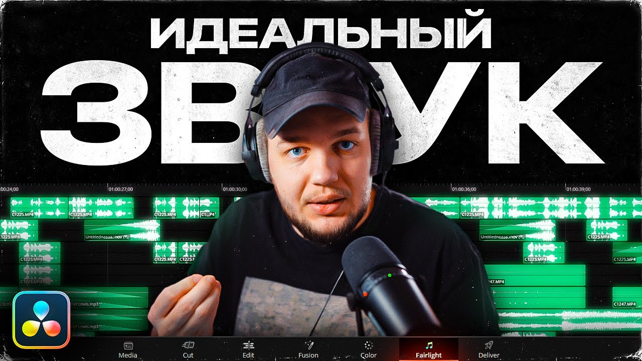 Как получить ИДЕАЛЬНЫЙ ЗВУК в DaVinci Resolve (полный гайд)