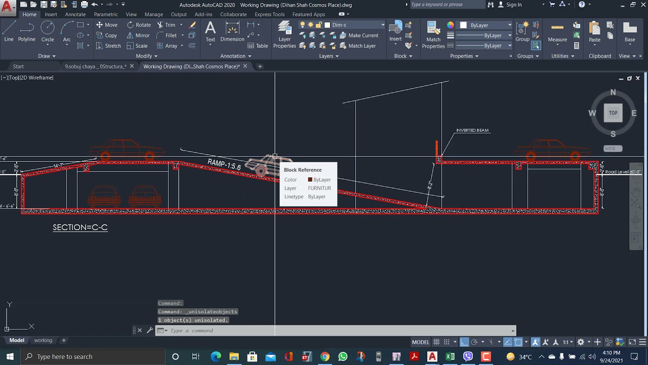 Hide/Unhide Object/Element In Autocad