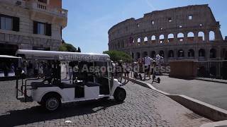 Reckoning looms for golf carts that zip through Rome's crowded historic center Reckoning looms for golf carts that zip through Rome's crowded historic center