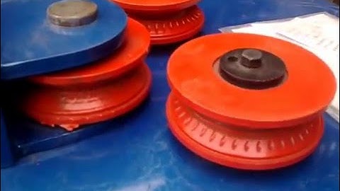 Chạy thử máy uốn đai tròn GWH32 | Phucthai.com.vn