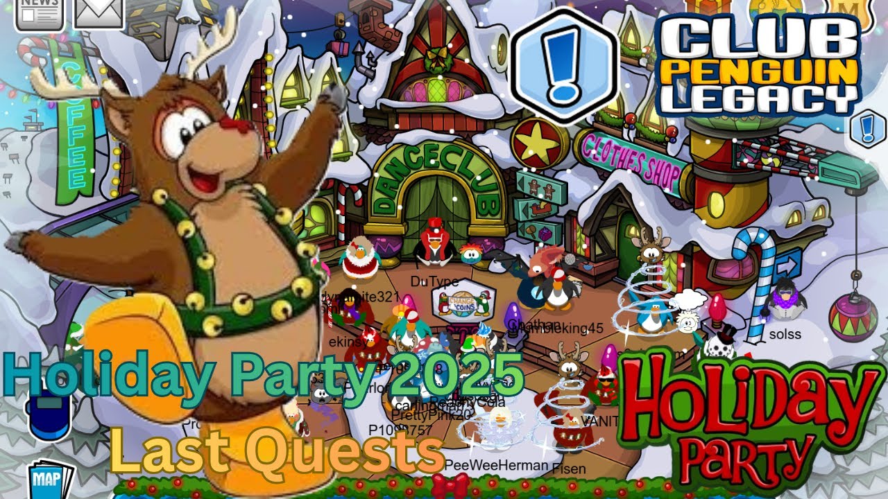 Holiday Party 2025 Part 2 | Club Penguin Legacy