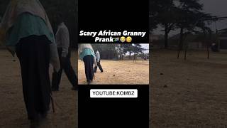 SCARY AFRICAN GRANNY PRANK | LAUGH TILL YOU FART🤣😭🇿🇦 #comedy  #funny #laugh #prank #halloween
