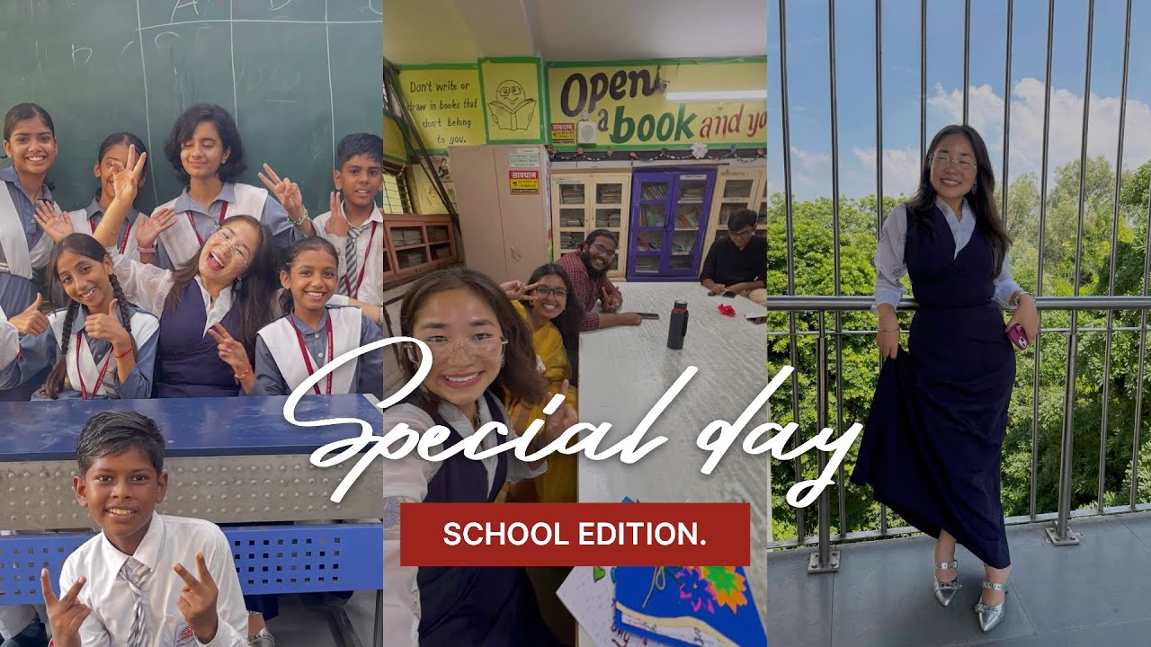 Thank god it didn’t rain today || Teacher’s day celebration 🏫|| Delhi || ☔️⛈️