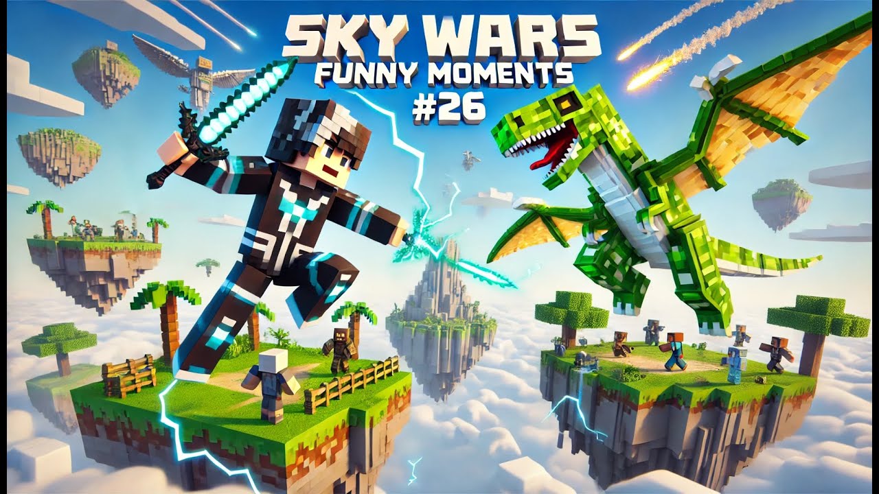Hive skywars funny moments #26 - Minecraft Gameplay - YouTube
