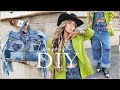 2 DENIM DIY THRIFT FLIP | Recycling my jeans