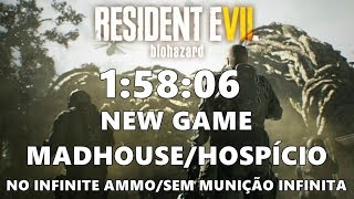 RESIDENT EVIL 7 - SPEEDRUN - NG MADHOUSE EM 1:58:06