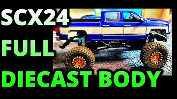 SCX24 FULL JADA DIECAST BODY: 2014 Chevy Silverado (Video1) Disassembly