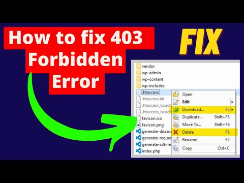 How to fix 403 forbidden error | 403 forbidden error fix and how to solve 403 error