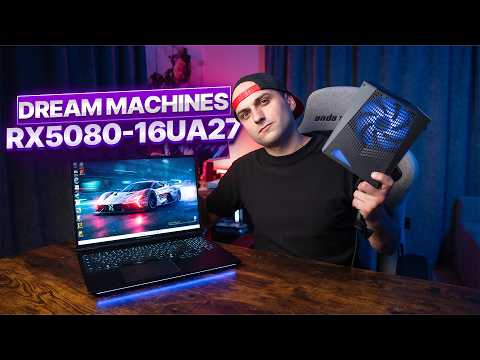 RTX 5080 З ВОДЯНИМ ОХОЛОДЖЕННЯМ В НОУТБУЦІ. Dream Machines RX5080-16UA27