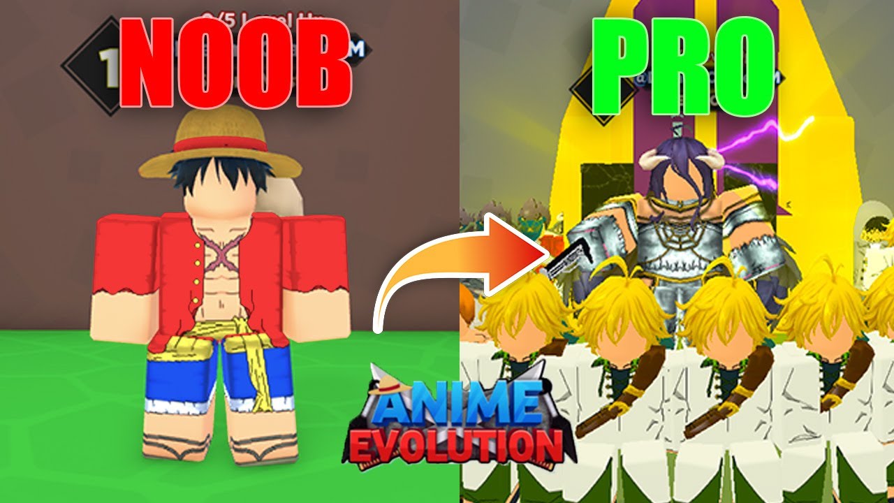 NOOB To PRO In Anime Evolution Simulator Day 12 New Update! - YouTube