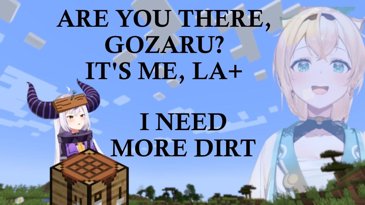 Laplus builds her very own house with only minimal divine intervention (ft. Iroha)