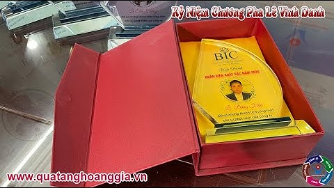 Thiết Kế Kỷ Niệm Chương Pha Lê Cánh Buồm