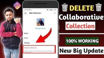 How to delete Collaborative collection on Instagram | Collaborative Collection delete kaise kare