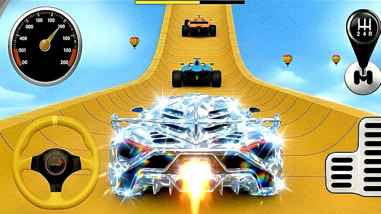 😱🤯DIAMOND HYPERCAR ! 💎 $1,000,000,000 Car on Mega Ramp | GT CarStunt Master | EPIC NITRO#4 