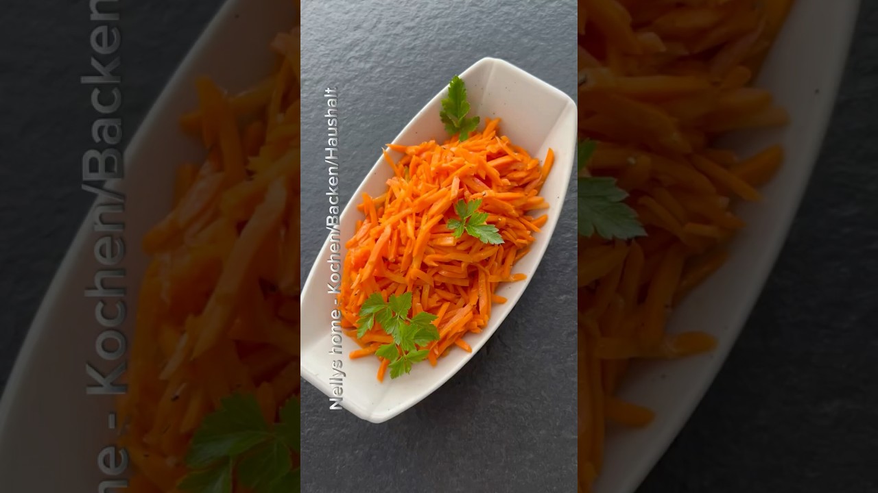 Koreanischer Karottensalat scharf 🌶️ - Möhrensalat #rezepte #salat # ...