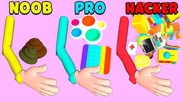 NOOB vs PRO vs HACKER in Trading Master 3D 🌈🦄 All Levels Gameplay Walkthrough (iOS, Android)