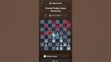 Solving the daily #chess #puzzle #14 #chesscom  #chesspuzzle
