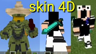 Como colocar skins 4D no minecraft