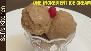 One Ingredient Healthy Ice Cream | healthy banana ice cream | easy ice cream at home in lockdown