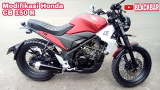 Modifikasi Honda CB 150 R ( @blackbarmotorcycle )