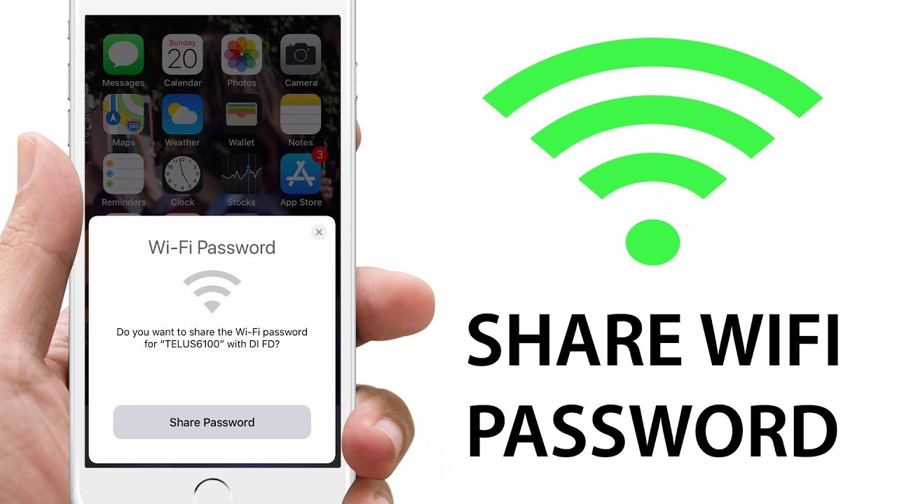 Wi-Fi password sharing