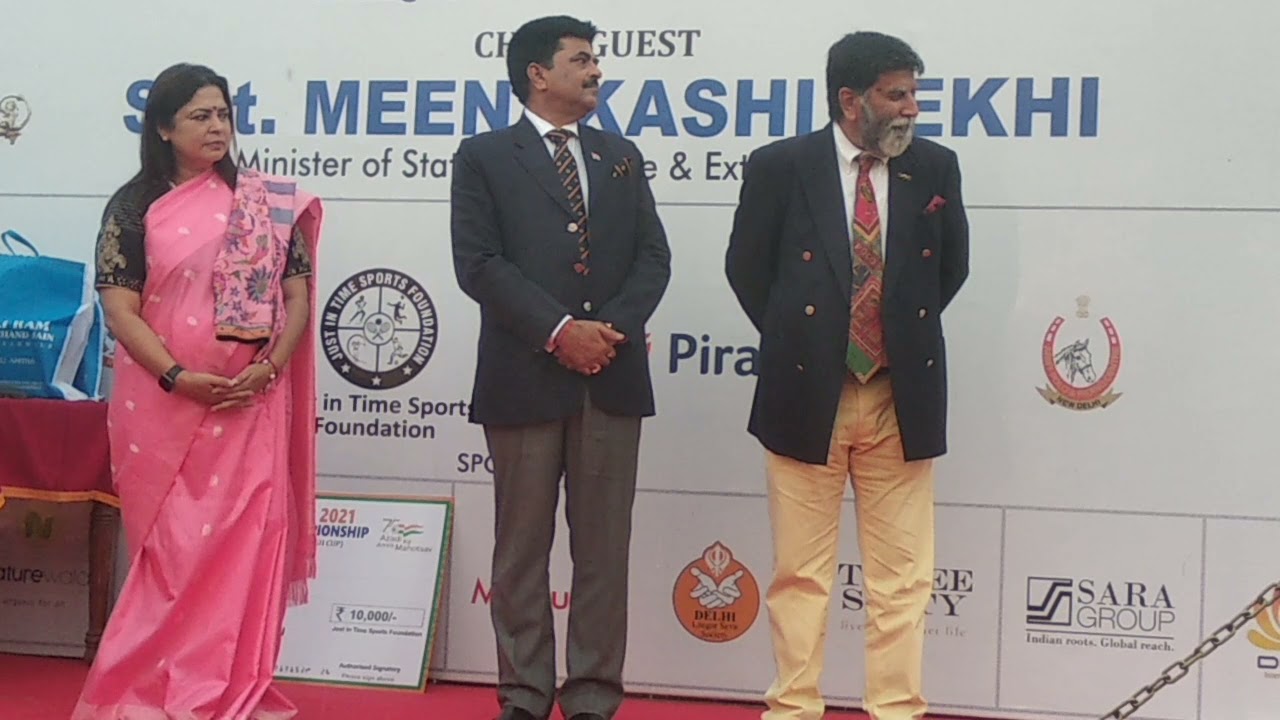 HORSE Riding Game Polo Awards by Meenakshi Lekhi, MoS Culture