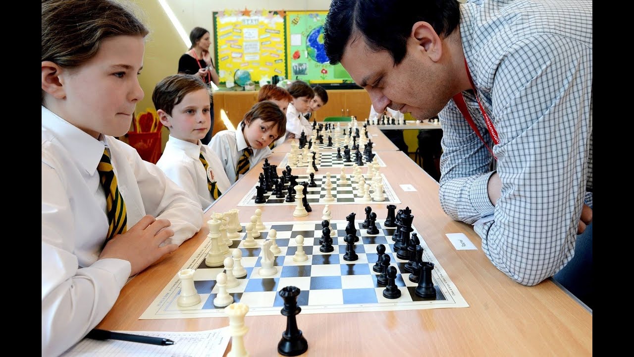 Chess grandmaster Marian Petrov simultaneous match! YouTube
