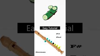 Kolomiyka 2 0   Recorder Tutorial Easy Tutorial #Shorts