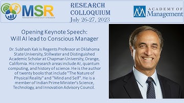 MSRC Subhash Kak keynote