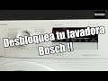 Lavadora Bosch, la llave parpadea.