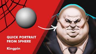 Kingpin (Spider‑Man)  in ZBrush - Speed Sculpt
