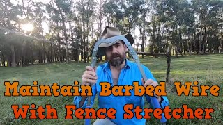 Fence Stretcher Review   How to Maintain Barbed Wire Fences Easily and Safely