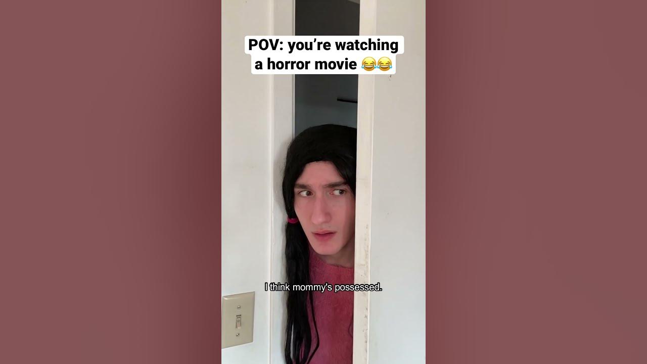 Horror movie trailers be like #shorts #funny #comedy