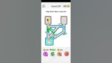 Braindom level 227 Help them take a shower Gameplay walkthrough solution
