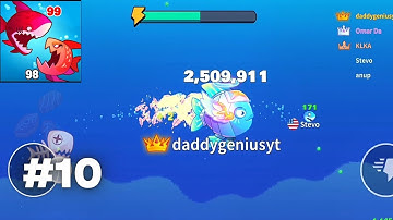 Eat Fish.io gameplay Part 10 | 68 Kills gameplay with raptor fish | (ios, android)