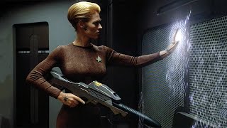 Seven of Nine has a bad day | HD Upscaling | Video Enhance AI | Star Trek: Voyager  The Raven