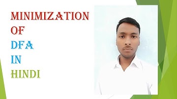 Minimization of DFA in Hindi