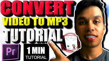 Convert Video to MP3 Adobe Premiere Pro Tutorial (2025)