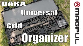 The Best Rifle Case Ever Magpul Daka Grid Organizer- Rifle Insert Make Your Rifle Case Universal