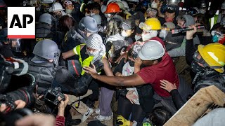 Clashes between pro-Palestinian protesters and police lead to arrests at UCLA