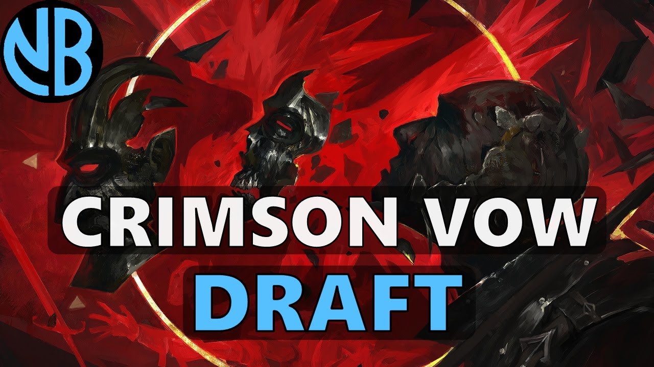 CRIMSON VOW DRAFT!!! WINNING MY FIRST TROPHY OF THE FORMAT?!?