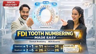 FDI Tooth Numbering System Dental Anatomy for BDS Exams | Johari BDS