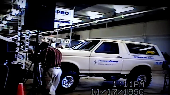 Inside the vehicle of the PPI Bronco back in 1996....