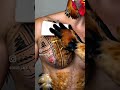 Trible chest tatoo #like #tattoo #tattooartist #tattooer #tattooist #bodyart #art #tattoodesigns