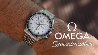 New White Omega Speedmaster  Lacquered Moonwatch Review