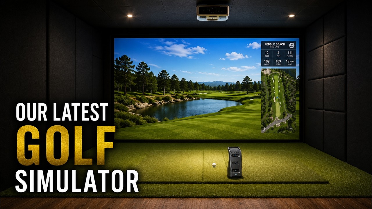 Golf simulator installation Houston Texas. - YouTube