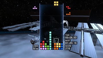 Tetris Effect, first under 1:20 run