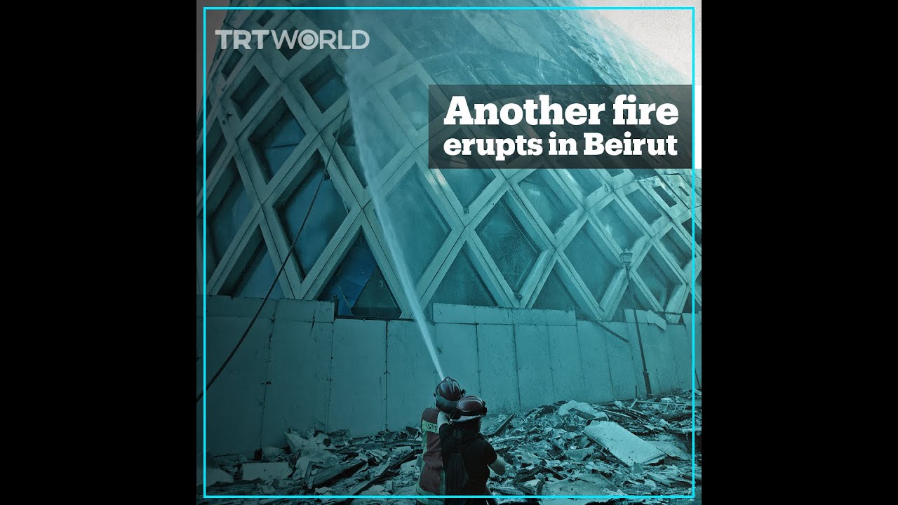 Fire in Beirut hits landmark building